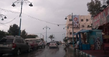 أمطار متوسطة على مرسى مطروح وغزيرة على برانى والسلوم
