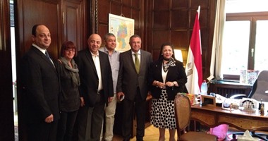 حفل استقبال بقنصلية مصر لدى فرانكفورت للاحتفال بقناة السويس