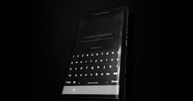 صورة مسربة لهاتف "BlackBerry" الجديد تظهر لوحة المفاتيح فى الشاشة