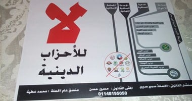 بدء أولى فاعليات حملة "لا للأحزاب الدينية" بالإسكندرية