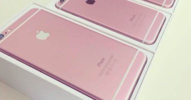 أول صور للنسخة الوردى من هاتف Iphone 6s اليوم السابع