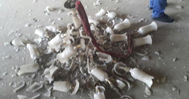 "قطاع المشروعات" يستدعى الورش المركزية لتصليح زجاج قصر محمد على