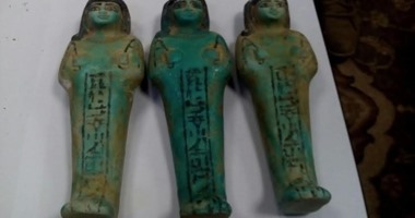 نيابة الزيتون تحجز "نقاش" تم ضبطه وبحوزته تمثالين فرعونيين 