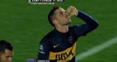 بالفيديو.. جاجو يسجل هدفاً خرافياً لبوكا جونيورز فى كأس الأرجنتين