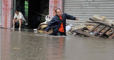 تشريد ١٣ ألف شخص بسبب العواصف والأمطار فى سيتشوان بالصين