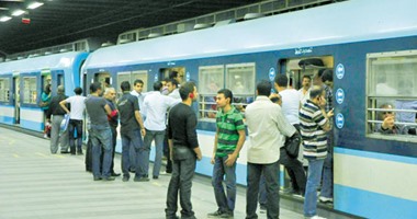 تعطل مترو الأنفاق بمحطة المرج الجديدة ومشادات بين الركاب وسائق القطار