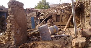 مصرع سيدة وابنتها وإصابة 2 من أبنائها فى انهيار منزل بقرية شطورة بسوهاج