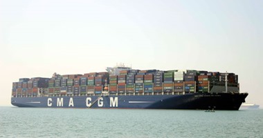  ميناء دمياط يستقبل السفينة العملاقة CMA STROISS وعلى متنها 974 حاوية