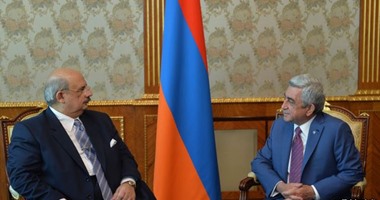 رئيس أرمينيا يستقبل سفير مصر لشكره على جهوده قبل انتهاء خدمته