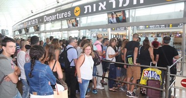 إيقاف حركة الإقلاع وتأخير فى هبوط الطائرات بمطار بن جوريون الإسرائيلى