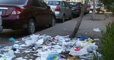 صحافة المواطن .. قارئ يشكو من انتشار القمامة بشارع الطيران فى مدينة نصر
