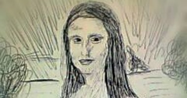 صحافة المواطن.. طفل يشارك "اليوم السابع" بلوحات فنية للمشاهير من أعماله