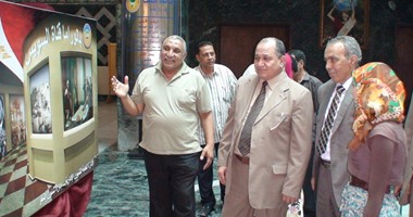 بالصور.. رئيس جامعة طنطا يزيح الستار عن "بانوراما" قناة السويس