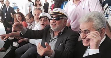 سامح الصريطى ينشر على "فيس بوك" صورة برفقه "صباحى" من حفل قناة السويس