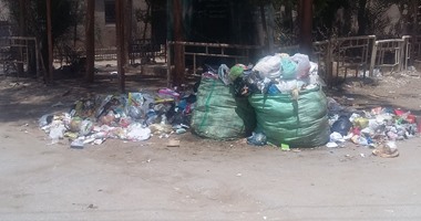 شكاوى من انتشار القمامة بميدان البيئة فى بنى سويف