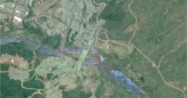 بالفيديو..مفاجأة.. صور بالقمر الصناعى تكشف انتهاء إثيوبيا من بناء سد النهضة منذ شهر