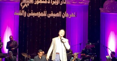 بالصور.. إيمان البحر درويش يتألق فى مهرجان الموسيقى بأوبرا دمنهور