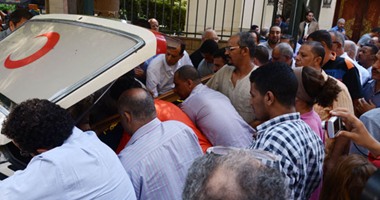 تشييع جنازة عاطف عبيد من مسجد التقوى بالمهندسين