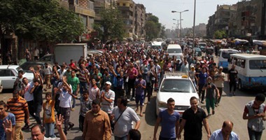 انطلاق مسيرة الإخوان من أمام مسجد النور المحمدى بالمطرية