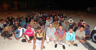 توقيف 36 مهاجرًا غير شرعى بمدينة بنغازى الليبية