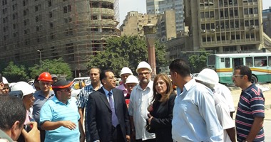 بالصور.. وزير الإسكان يتفقد الأعمال النهائية لجراج التحرير