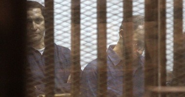 بدء جلسة محاكمة جمال وعلاء مبارك بقضية "التلاعب فى البورصة"
