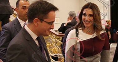 بالصور.. الملكة رانيا وموجابى فى مقر إقامة السيسى بنيويوك