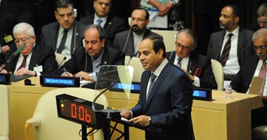 السيسى يلقى اليوم كلمة مصر أمام الجمعية العامة للأمم المتحدة