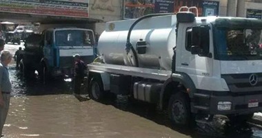 محافظة الإسكندرية: تم توفير سيارات لشفط مياه الأمطار المفاجئة اليوم