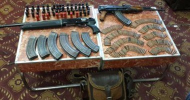 ضبط 27 قطعة سلاح نارى بحوزة 27 متهما فى حملة الأمن العام