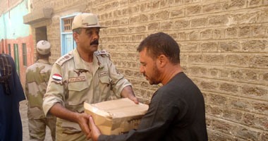 القوات المسلحة توزع 1.5 مليون "حصة غذائية" بمناسبة عيد الفطر
