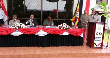 بالصور.. وفد عسكرى يشارك فى افتتاح مكتب الملحق العسكرى المصرى بأوغندا