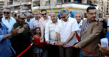 بالصور.. محافظ الإسكندرية يفتتح أول صندوق قمامة تحت الأرض