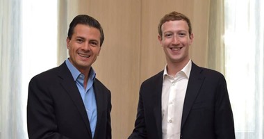 بالصور.. مؤسس فيسبوك ورئيس المكسيك يتفقان على توصيل الإنترنت لكل المواطنين