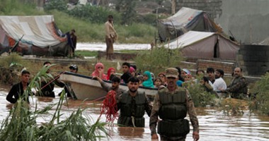 بالصور.. الأمطار الموسمية الغزيرة تقتل 110 أشخاص فى باكستان