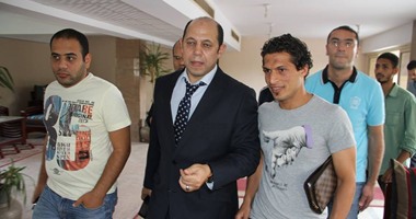 بالصور.. طارق حامد فى الزمالك لإتمام إجراءات انتقاله إلى الأبيض