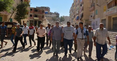 بالصور..محافظ الإسكندرية يتفقد مشروع مساكن الايجى كاب بالعجمى