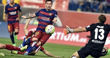 ميسى يفتتح أهداف الموسم الجديد  بمرمى اتليتكو ويحقق رقمين قياسيين