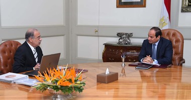 السيسي يلتقى رئيس الوزراء لمناقشة عدد من الملفات