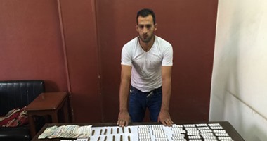القبض على عاطل بحوزته 2 كيلو حشيش و1000 قرص مخدر فى زفتى
