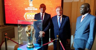 بالصور.. وزير الرياضة الروسى يشكر مصر لحضورها احتفالية مونديال 2018