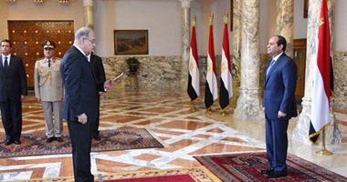 ننشر صور وزراء حكومة شريف إسماعيل خلال أداء اليمين أمام الرئيس السيسى