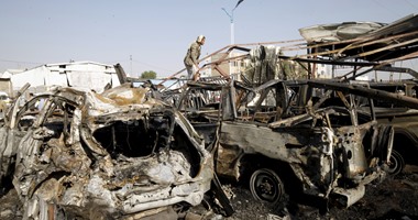 طائرات التحالف تقصف مواقع تابعة لميليشيات الحوثيين فى العاصمة اليمنية