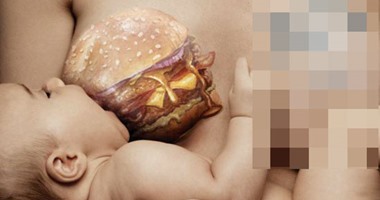 طفلك هو ما تأكلينه.. حملة مبتكرة لتوعية الأمهات بمخاطر الأكلات السريعة