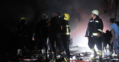 "الصحة": إصابة شخصين بحادث حريق حارة اليهود بموسكى.. ولا وفيات