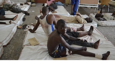 بالصور .. ارتفاع ضحايا التفجيرات فى بلدة مايدوجورى النيجيرية إلى 54 قتيلا