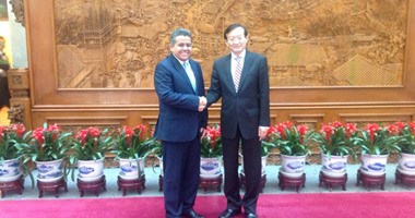 وزير الخارجية الليبى يبحث مع مسئول صينى سبل دعم العلاقات المشتركة