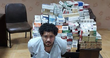 ضبط تاجر مخدرات بحوزته 50 قرص ترامادول و280 قاروصة سجائر مهربة بشرم الشيخ