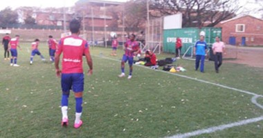 بالصور.. مفاجأة "إيفونا" تثير الفرحة فى الأهلى بجوهانسبرج