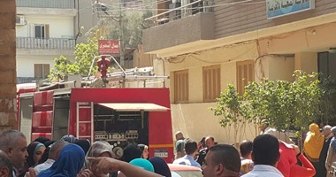 إخماد حريق بكابل كهرباء بشارع أحمد عرابى فى المهندسين